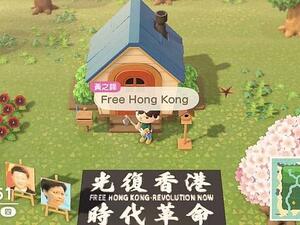 Chinese retailers have removed listings for Animal Crossing: New Horizons after a number of groups used the popular Nintendo game to stage online protests against the government. (Twitter)