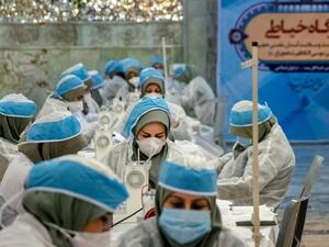 The historic Shah Cheragh in Shiraz (Twitter/FARS/M.Farbood)