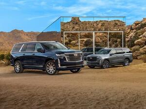 Exclusive reveal image of the 2021 Cadillac Escalade ESV