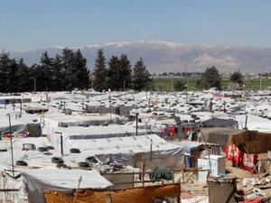 مخيم للاجئين السوريين في لبنان