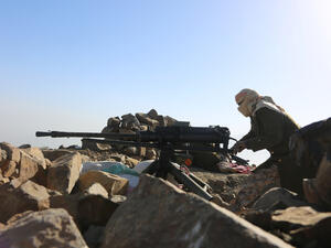 Soldier fighting in the ranks of the legitimate army against Al-Houthi militia in the West of Taiz City, Yemen. (Shutterstock/ File Photo)