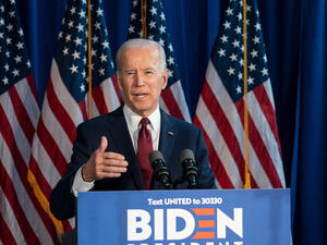 Former Vice President & Democratic hopeful Joe Biden made foreign policy statement at Current on Pier 59. (Shutterstock/ File Photo)