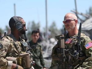 جنود من قوات التحالف الدولي الذي تقوده الولايات المتحدة الأمريكية