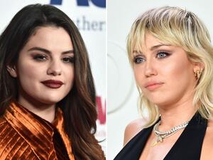 سيلينا غوميز ومايلي سايريس