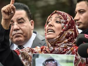 Nobel Peace Prize laureate Yemeni Tawakkol Karman (AFP)