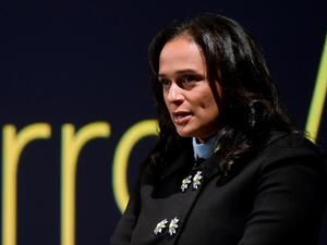 Isabel dos Santos and her husband are accused of syphoning off more than one billion dollars from Angolan state companies (AFP Photo/MIGUEL RIOPA)