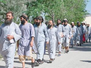 Taliban Prisoners. (AFP/File) Taliban Prisoners. (AFP/File)