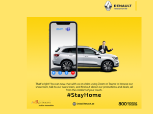 RENAULT of Arabian Automobile Seeks Customer Comfort, Launches Live Sale Process 