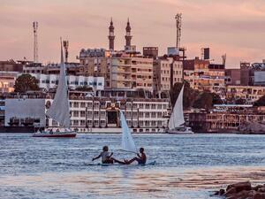 Civilisations rose on the banks of the Nile. AFP
