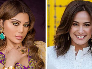 هيفاء وهبي ونجوم آخرون في ضيافة هند صبري خلال برنامجها "مش مسلسل"