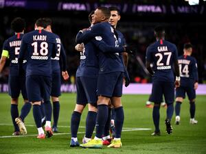 French top football division Ligue 1 Conforama announces that leaders PSG become 2020 winners (Photo: AFP)