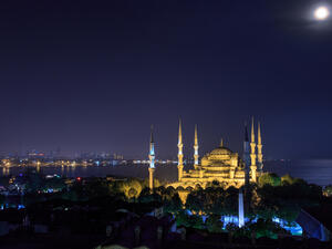 Blue Mosque at Night, Istanbul. (Shutterstock/ File Photo)
