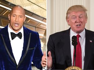 ذا روك ودونالد ترامب