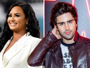 ديمي لوفاتو وحبيبها ماكس