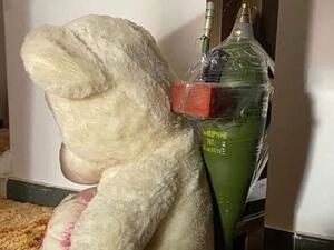  Bomb strapped to a teddy bear (Twitter)