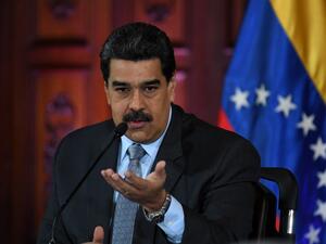 MADURO. In this file photo on September 30, 2019, Venezuelan President Nicolas Maduro speaks during a press conference in Caracas. Photo by Yuri Cortez/AFP