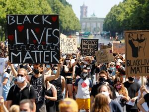 تظاهرة مناهضة للعنصرية في الولايات المتحدة