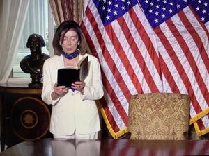 What Doesn't Pelosi's Bible Photo Stir the Same Controversy as Trump's?