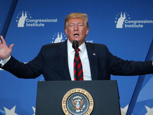  الرئيس الأمريكي دونالد ترمب