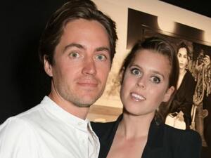 الاميرة بياتريس وزوجها إدوارد