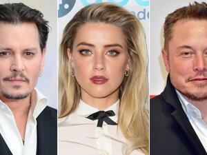 جوني ديب و أمبر هيرد وإلون ماسك