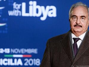 Libyan warlord Khalifa Haftar. (AFP/File Photo)