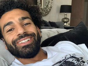 Cuteness to the MAX! Mohamed Salah's 2nd Daughter 'Kayan' Makes Her First Appearance at Daddy's Premier League Celebration (Pictures)