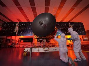 The Emirates Mars Mission Hope Probe  Spacecraft Encapsulated for Liftoff