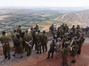 قوات اسرائيلية في الجولان المحتل