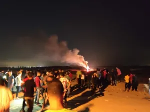  اشتباكات جرت على الشريط الامني بين قطاع غزة وفلسطين المحتلة عام 48 