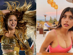 ميا خليفة وشاكيرا