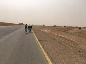 Saudi cycling championship (Twitter)
