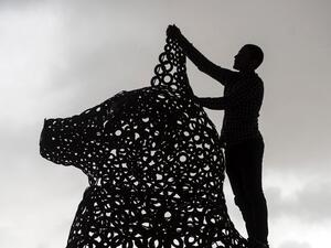 Egyptian artist Ibrahim Salah (Twitter)