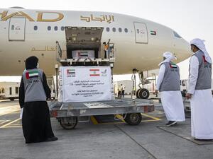 الاتحاد للطيران تدعم المساعدات الانسانية لدولة الامارات إلى بيروت