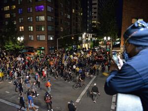 احتجاجات في بورتلاند