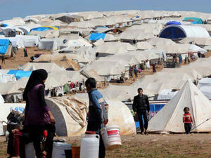 مخيم البردقلي شمال مدينة سرمدا