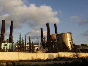 محطة توليد الكهرباء الوحيدة في قطاع غزة