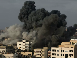 The military attacked Hamas targets in Gaza in response to incendiary balloons launched by Palestinians. (AFP)