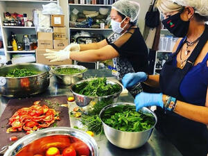 Another great day at Dry and Raw full of love, solidarity, compassion, and fraternity, only was possible because the multilayered support of our friends in Lebanon and outside (Instagram)