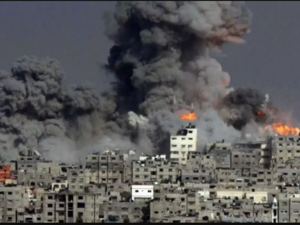 The Israeli military says the air raid which targeted a Hamas observation post was in response to the balloons. (AFP/File)
