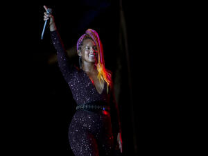 US singer Alicia Keys performs in the Rock in Rio concert (Shutterstock/ File Photo)