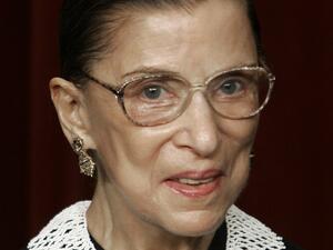 In this file photo taken on March 3, 2006 US Supreme Court Justice Ruth Bader Ginsburg looks at the camera as the justices pose for their class photo inside the Supreme Court in Washington, DC. Progressive icon and doyenne of the US Supreme Court, Ruth Bader Ginsburg, has died at the age of 87 after a battle with pancreatic cancer, the court announced on September 18, 2020. Ginsburg, affectionately known as the Notorious RBG, passed away "this evening surrounded by her family at her home in Washington, DC,"