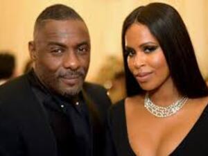 إدريس ألبا وزوجته