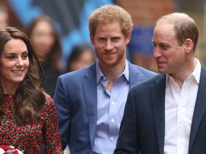 الأمير هاري، الأمير ويليام، كيت ميدلتون