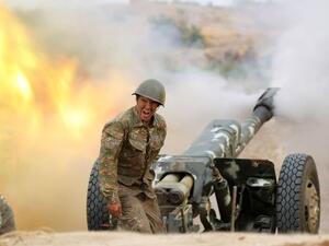 Armenian and Azerbaijani forces accused each other of attacks on their territory on Tuesday, as fighting over the separatist region of Nagorno-Karabakh continued for a third straight day. (AFP)