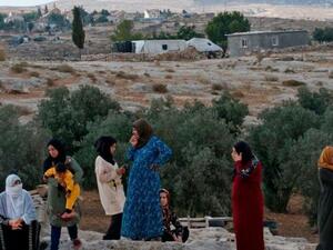 Palestinians in West Bank (Twitter)