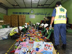 Dubai Customs Recycles Counterfeit Pieces for 46 International Brands, Valued Dh3.2 Million