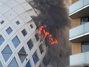 Fire in Beirut Souks  (Twitter)