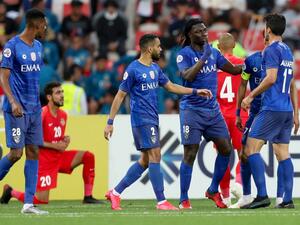 Saudi Arabia's Al-Hilal club from Riyadh in action during an AFC Champions League match in February. (Photo: AFP)