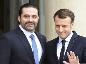 Lebanese Prime Minister Saad Hariri traveled to Paris at the invitation of French President Emmanuel Macron on Saturday. Bertrand Guay/AFP/Getty Images
